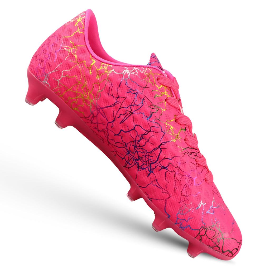 Vizari Zodiac JR Kids Firm Ground (FG) Soccer Cleats – Pink, Youth Sizes 8C–6Y Under $30