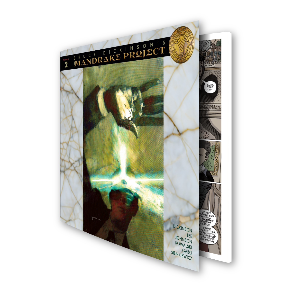 Bruce Dickinson's THE MANDRAKE PROJECT: Issue 2 Standard Edition Z2 Comics