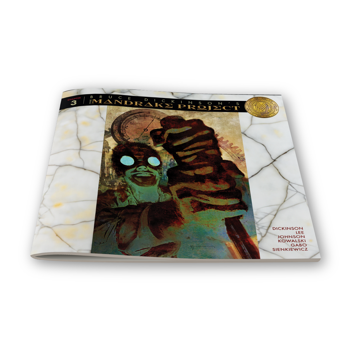 Bruce Dickinson's THE MANDRAKE PROJECT: Issue 3 - Standard Edition Z2 Comics