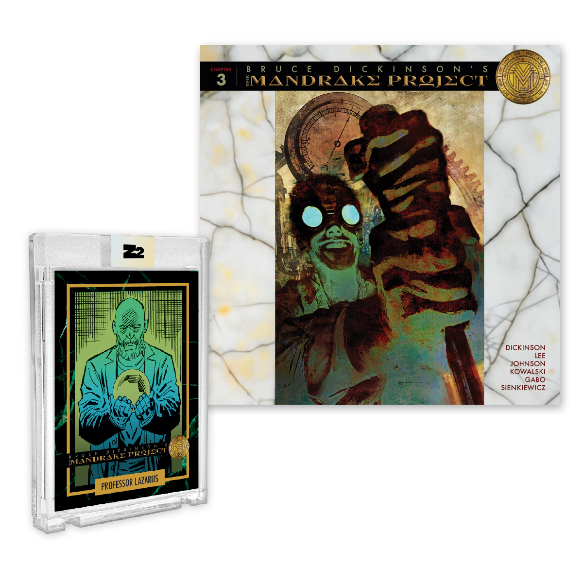Bruce Dickinson's THE MANDRAKE PROJECT: Issue 3 - Deluxe Edition Z2 Comics