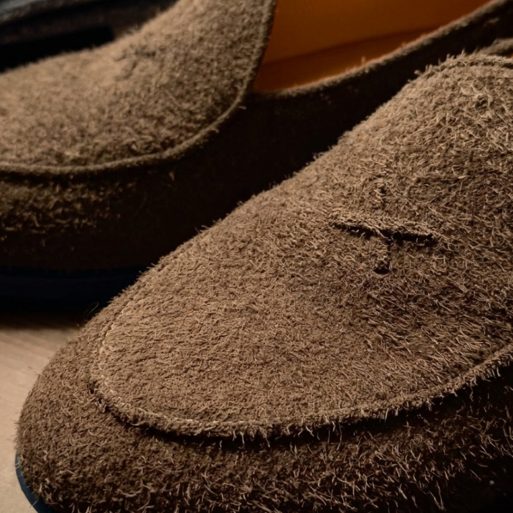 Men's Antelope Textured Suede Milano Loafer Del Toro Shoes