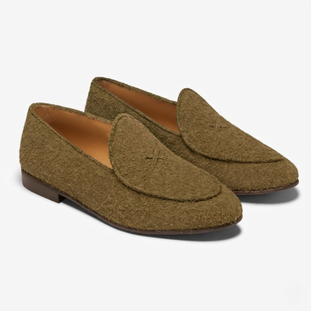 Men's Antelope Textured Suede Milano Loafer Del Toro Shoes