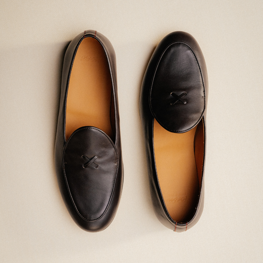 Men's Dark Brown Leather Milano Loafer Del Toro Shoes