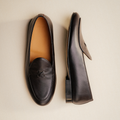 Men's Dark Brown Leather Milano Loafer Del Toro Shoes