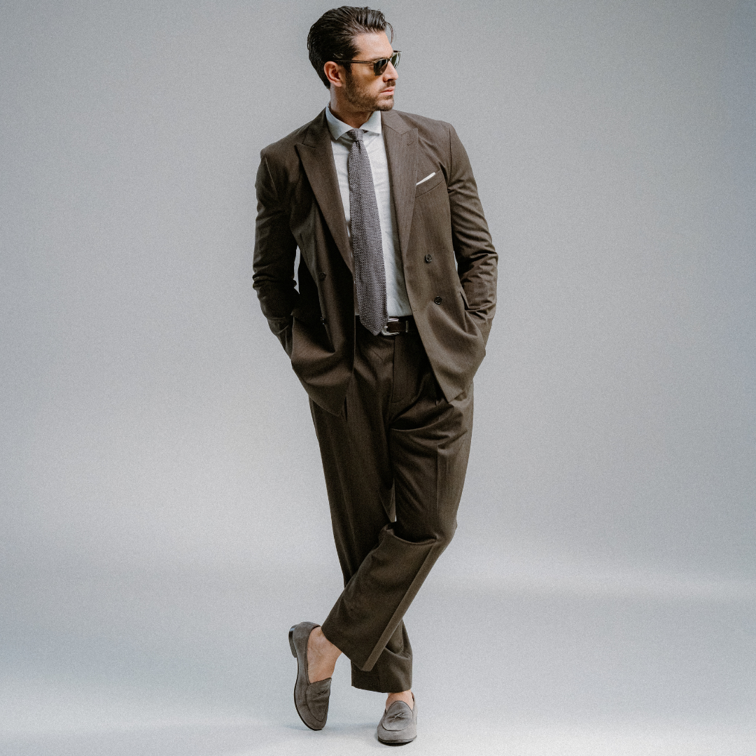 Men's Grigio Suede Milano Loafer Del Toro Shoes