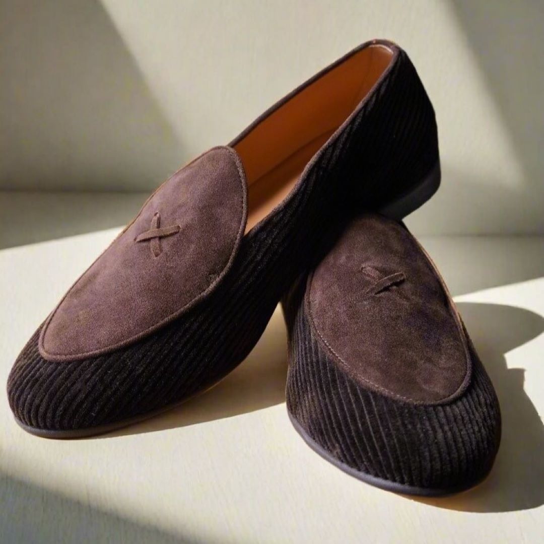 Men's Brown Corduroy Milano Loafer Del Toro Shoes
