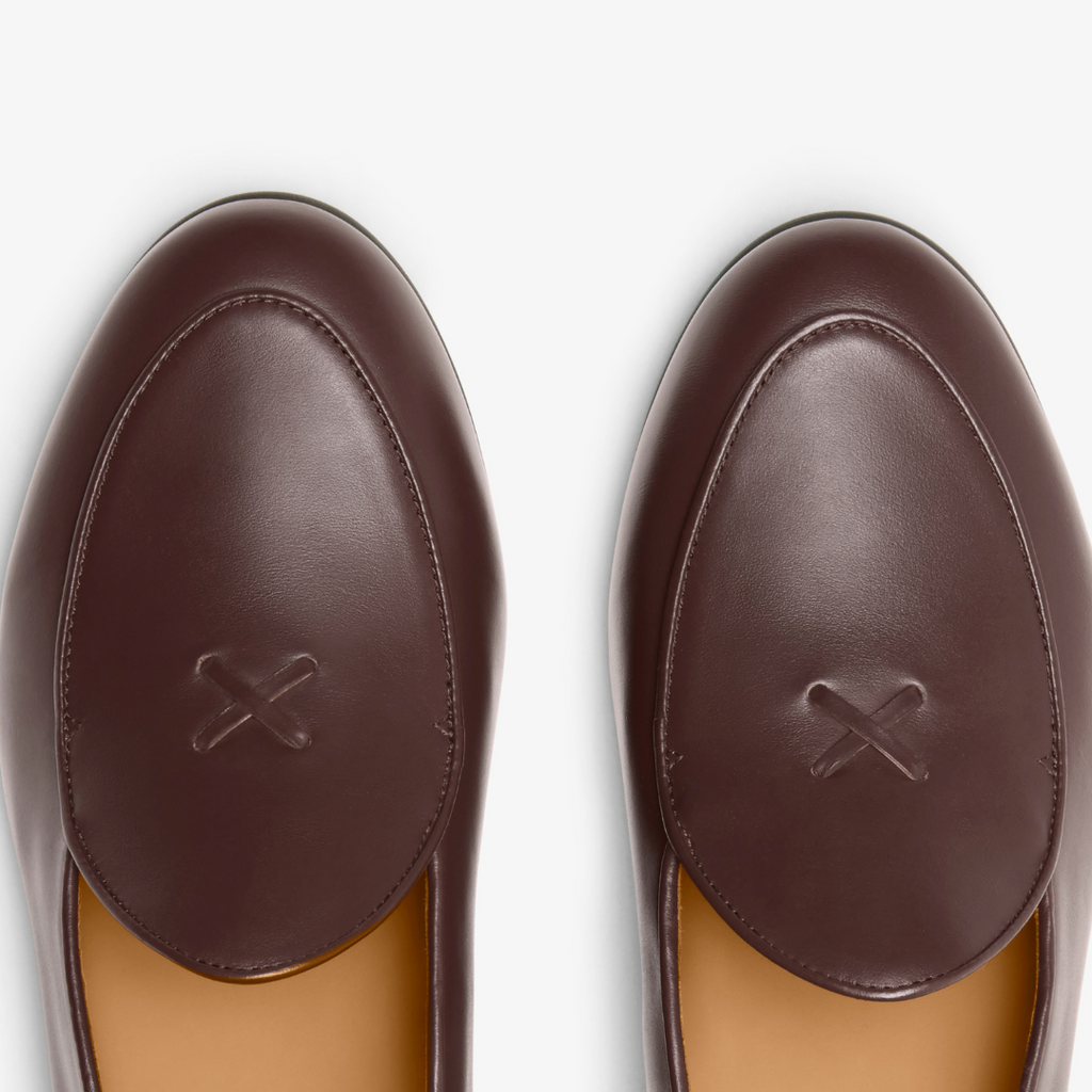 Men's Brown Leather Milano Loafer Del Toro Shoes