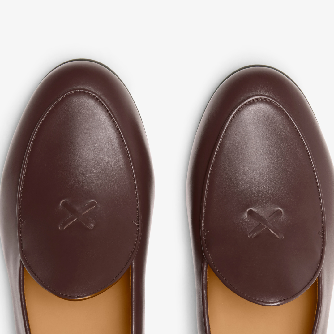 Men's Brown Leather Milano Loafer Del Toro Shoes