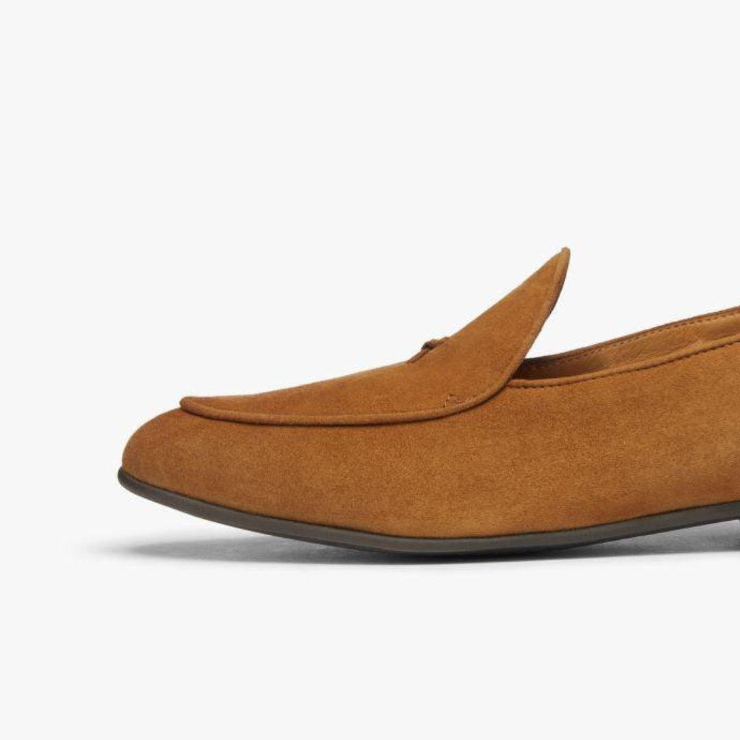 Women's Cognac Suede Milano Loafer Del Toro Shoes