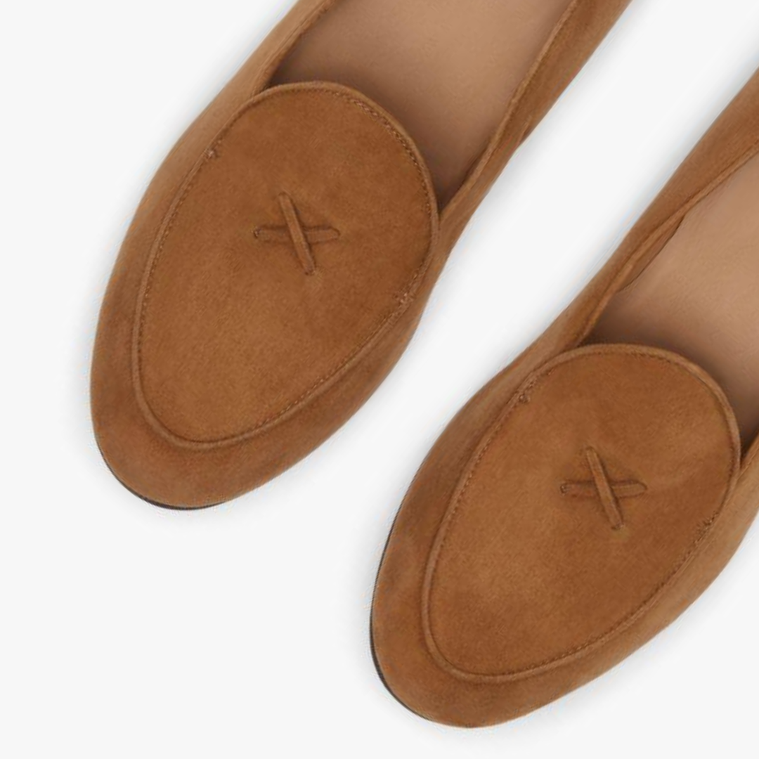 Women's Cognac Suede Milano Loafer Del Toro Shoes