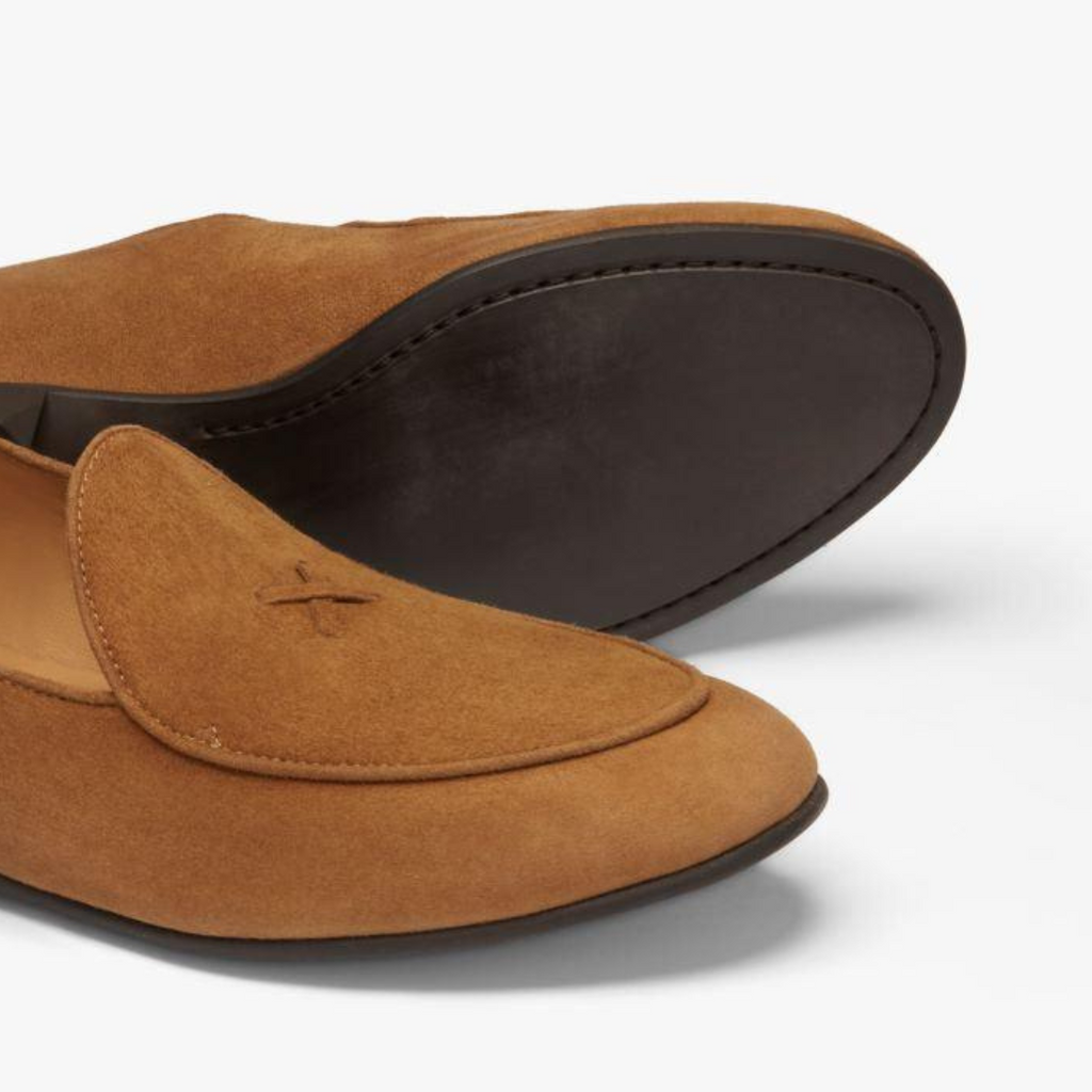 Women's Cognac Suede Milano Loafer Del Toro Shoes