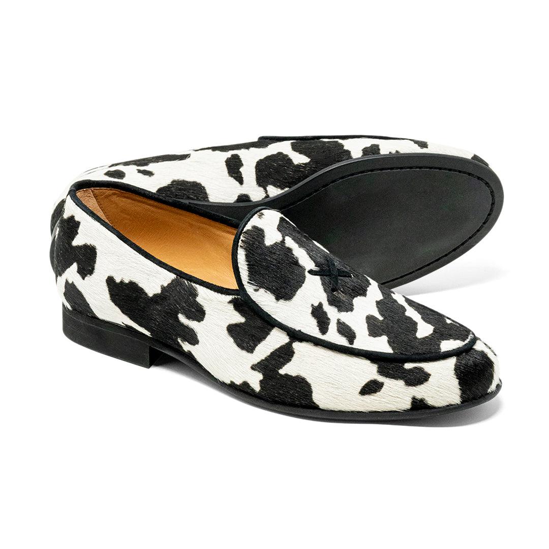 Womens Cow Print Milano Loafer Del Toro Shoes