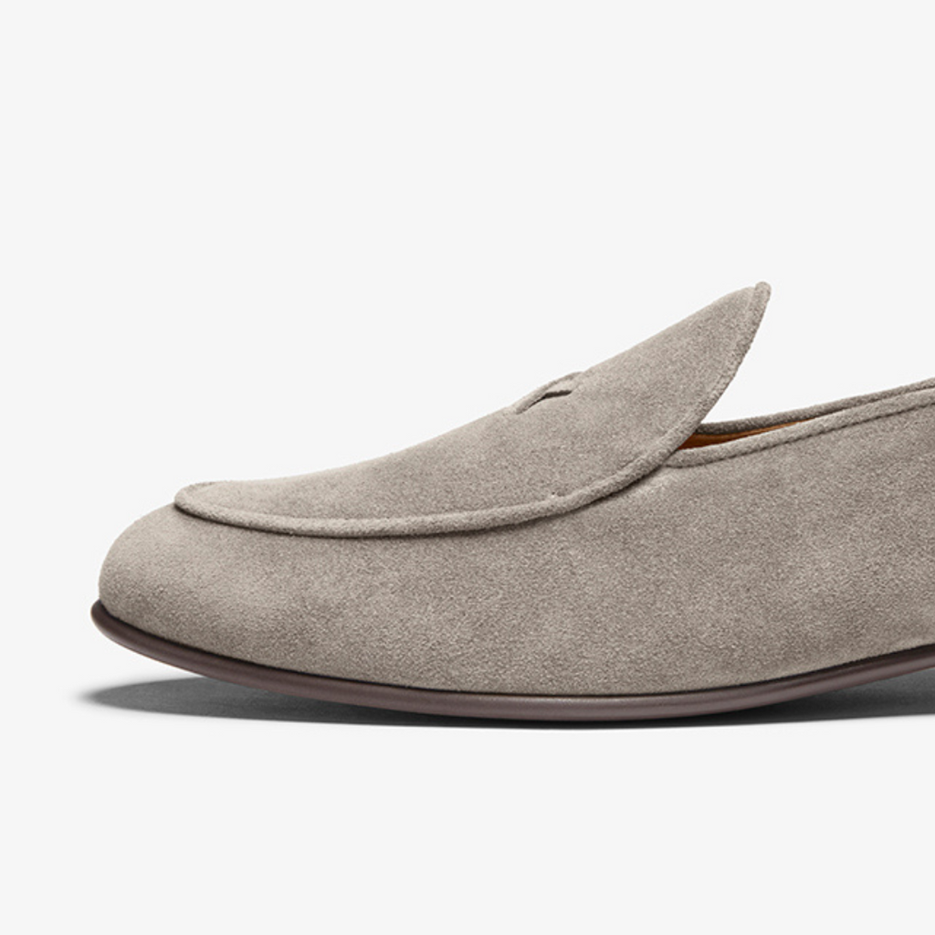 Men's Grigio Suede Milano Loafer Del Toro Shoes