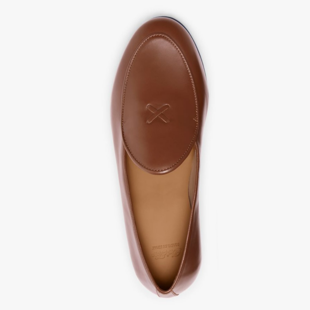 Women's Light Brown Leather Milano Loafer Del Toro Shoes
