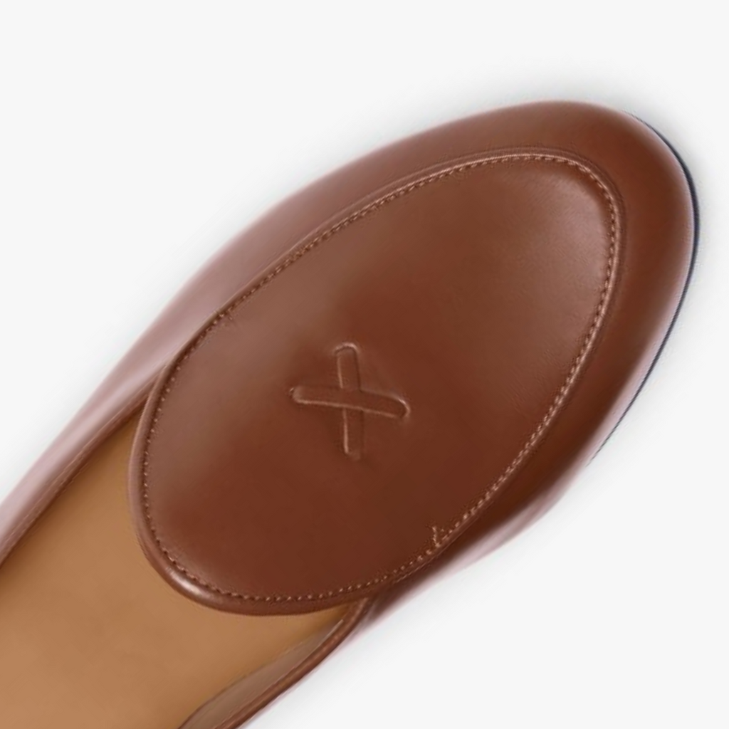 Women's Light Brown Leather Milano Loafer Del Toro Shoes