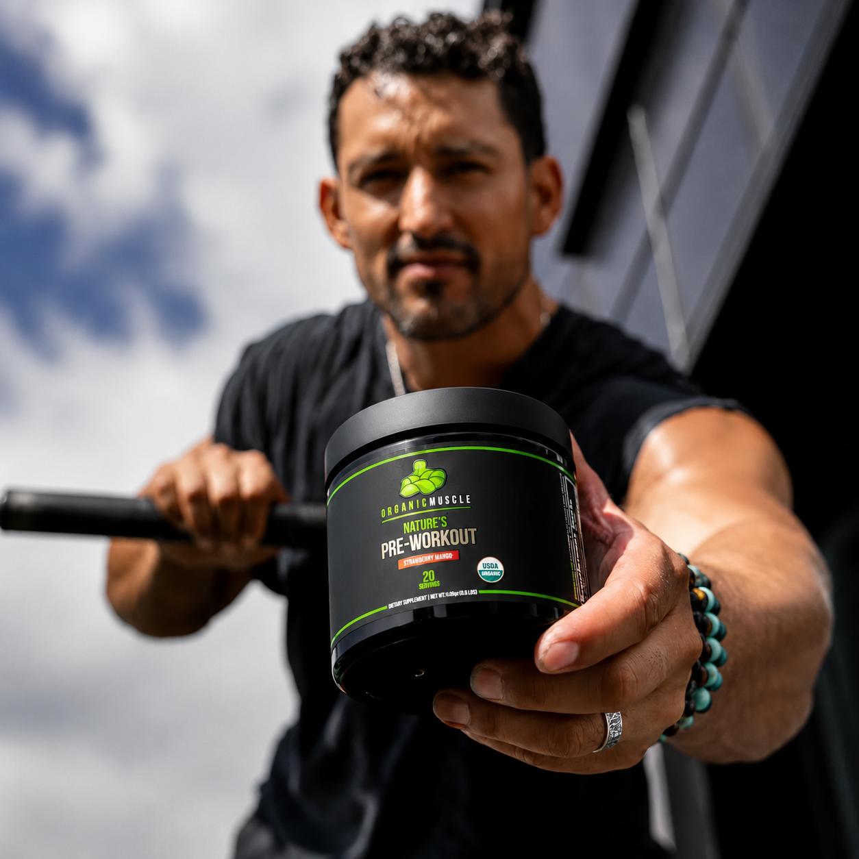 Pre-Workout - Lemon Berry Organic Muscle Fitness Supplements