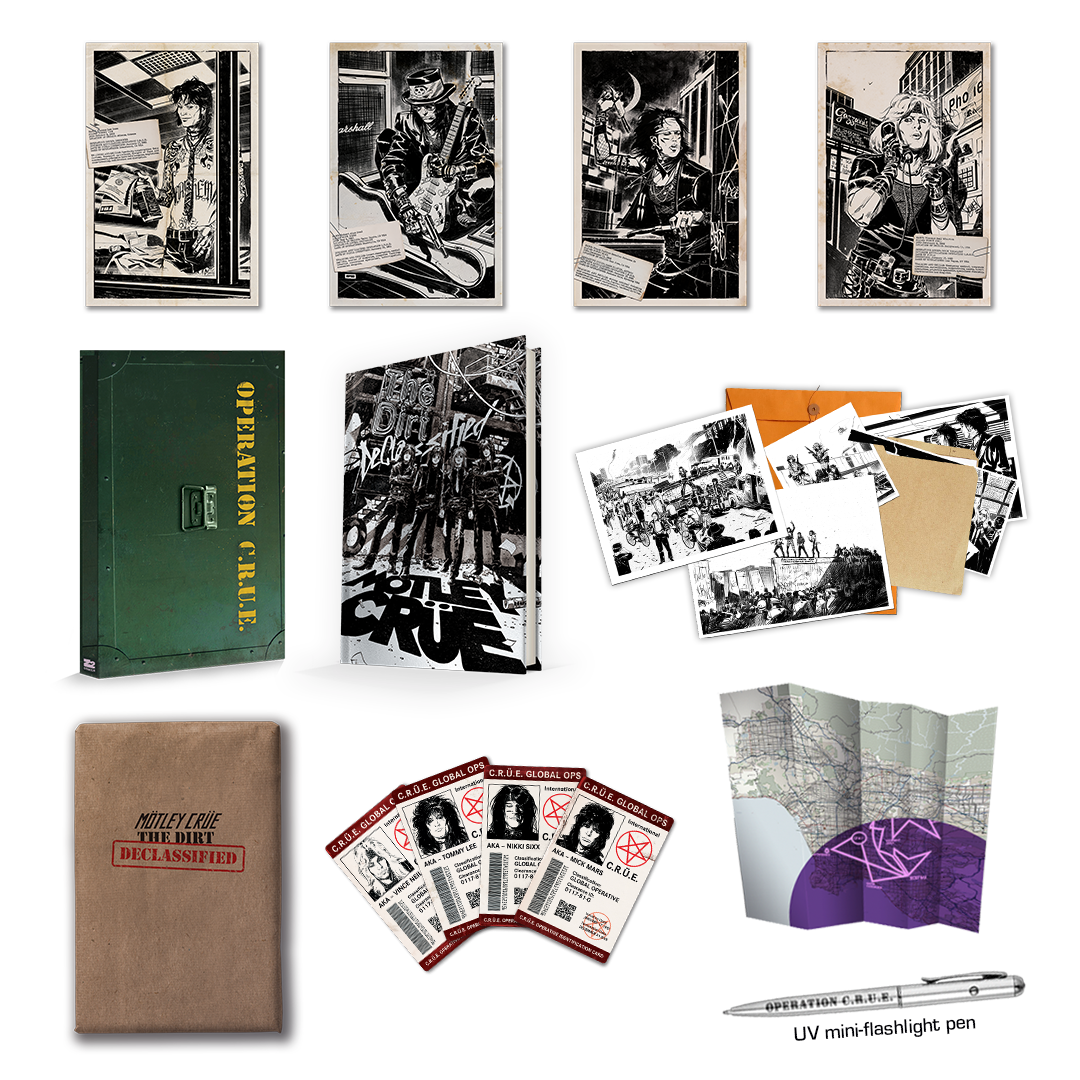 Mötley Crüe: The Dirt: Declassified - Deluxe Bundle Z2 Comics