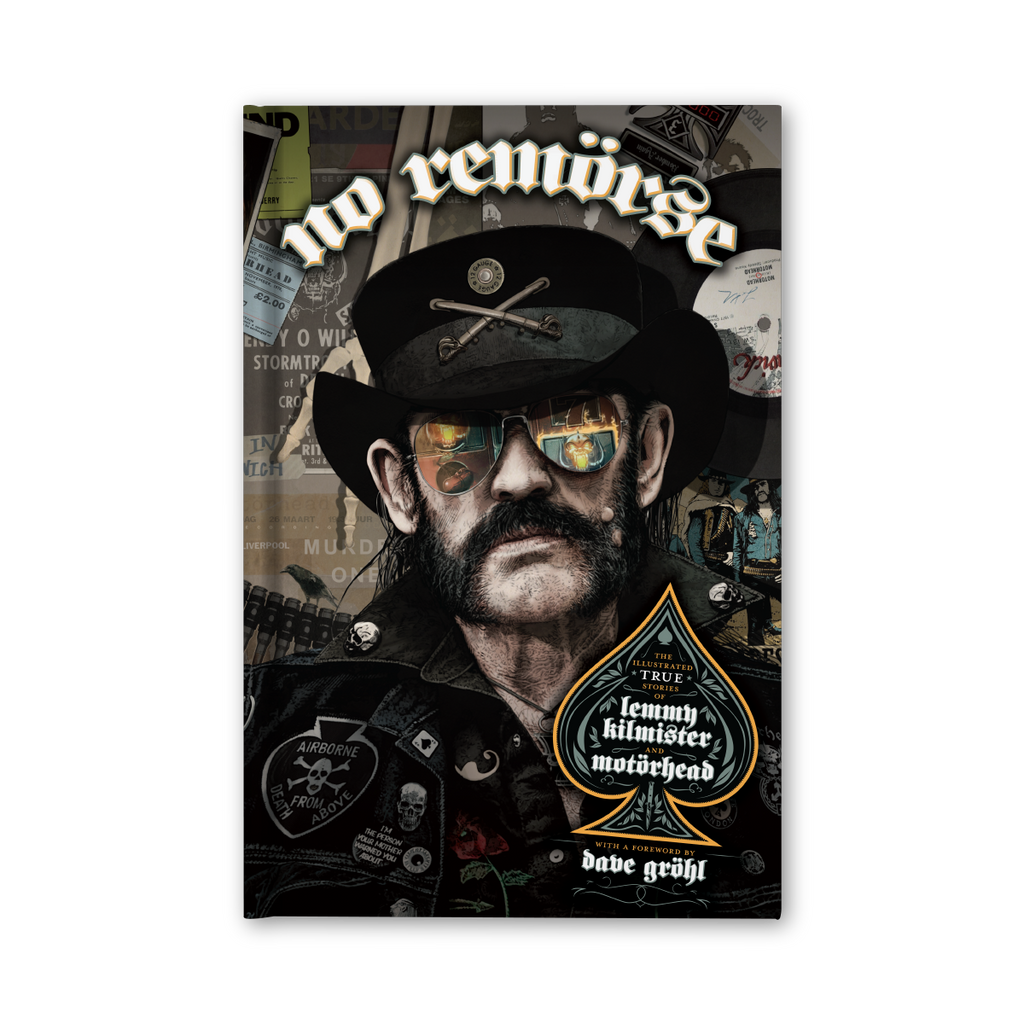 NO REMORSE: THE ILLUSTRATED TRUE STORIES OF LEMMY KILMISTER AND MOTÖRHEAD - STANDARD HARDCOVER Z2 Comics