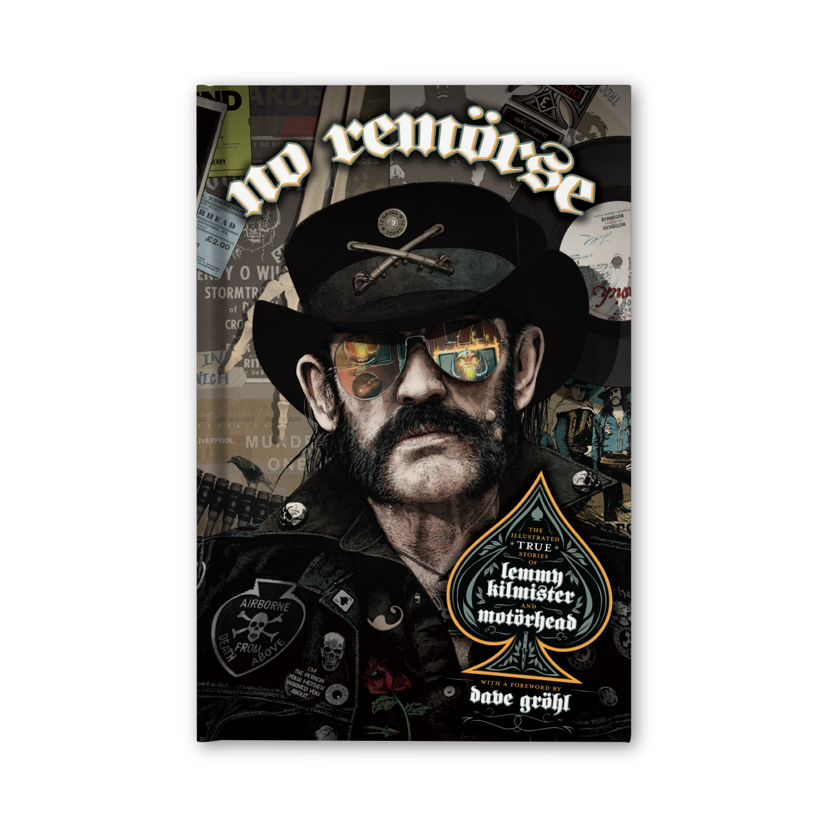 NO REMORSE: THE ILLUSTRATED TRUE STORIES OF LEMMY KILMISTER AND MOTÖRHEAD - STANDARD HARDCOVER Z2 Comics