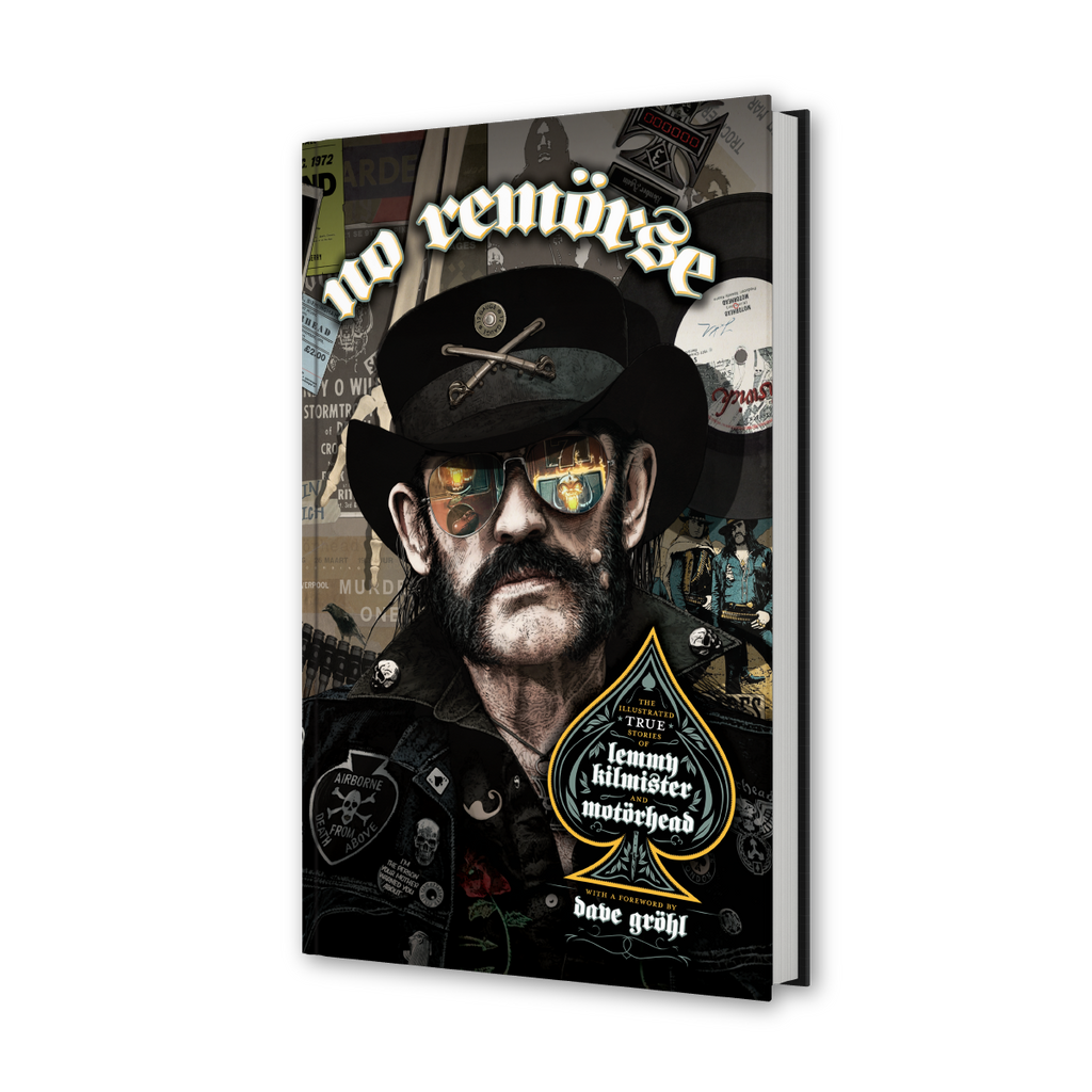 NO REMORSE: THE ILLUSTRATED TRUE STORIES OF LEMMY KILMISTER AND MOTÖRHEAD - STANDARD HARDCOVER Z2 Comics