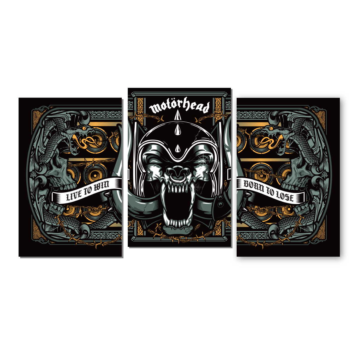 NO REMORSE: THE ILLUSTRATED TRUE STORIES OF LEMMY KILMISTER AND MOTÖRHEAD - DELUXE EDITION Z2 Comics