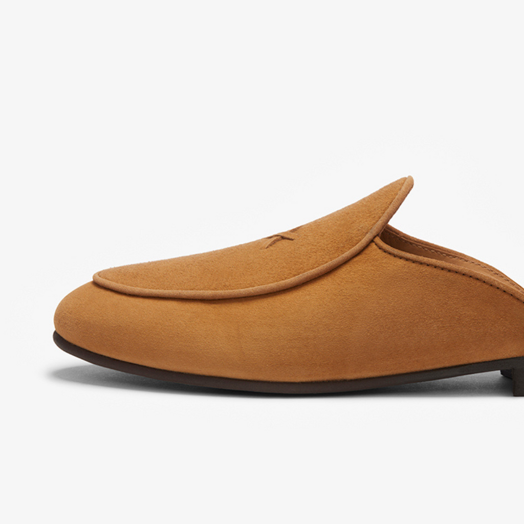 Women's Cognac Suede Milano Mule Del Toro Shoes