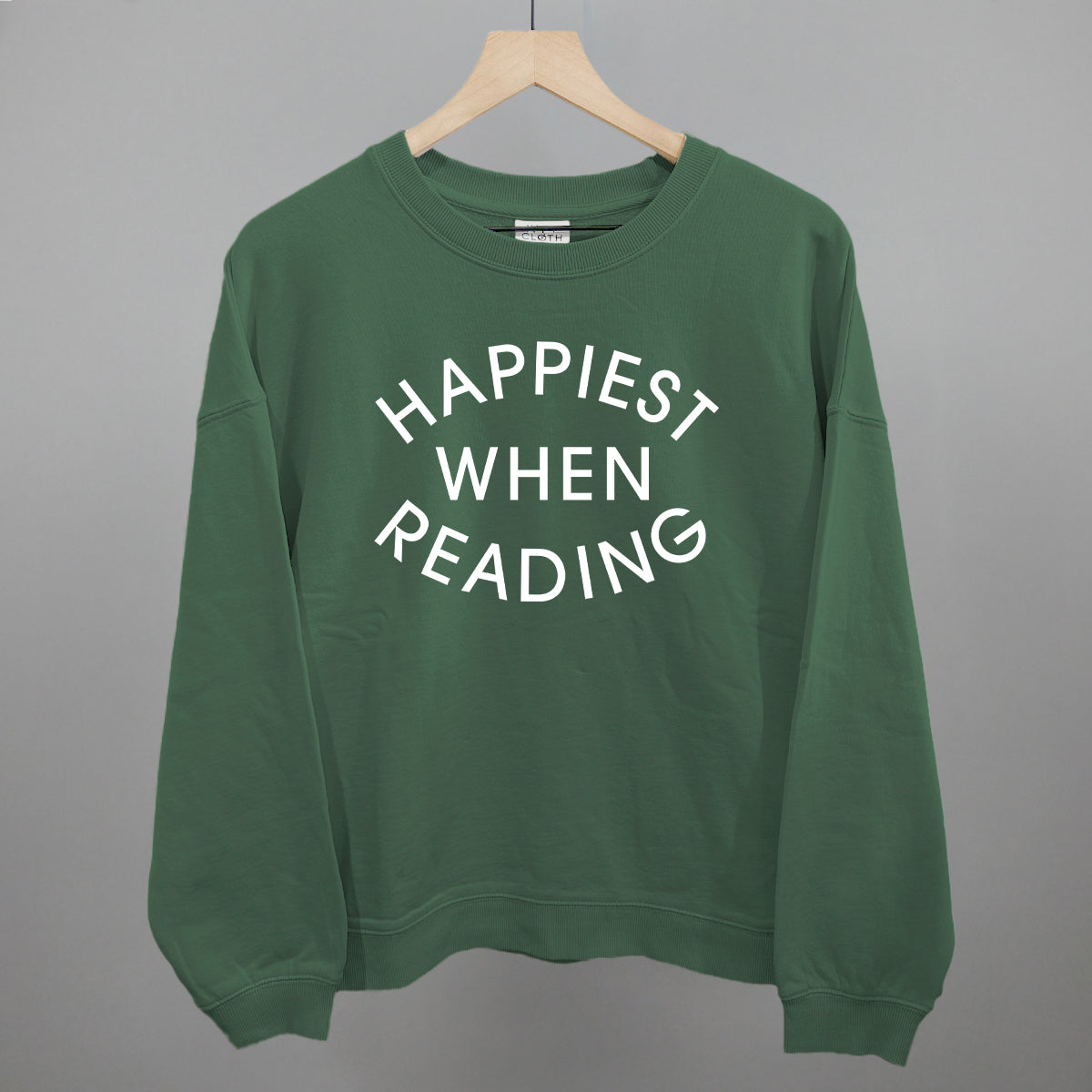 Happiest When Reading (White) Ivy + Cloth