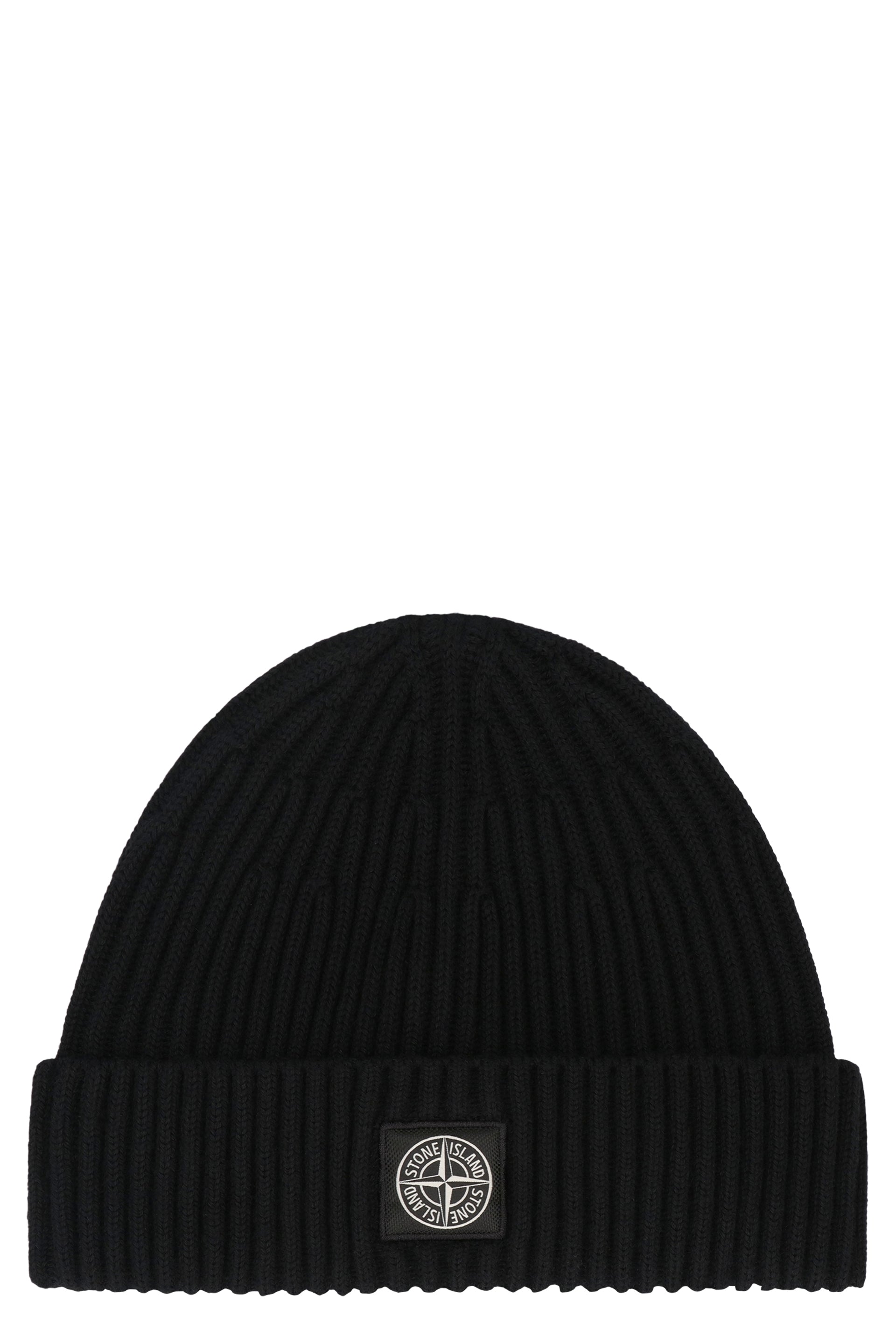 STONE ISLAND Ribbed Wool Beanie for Men