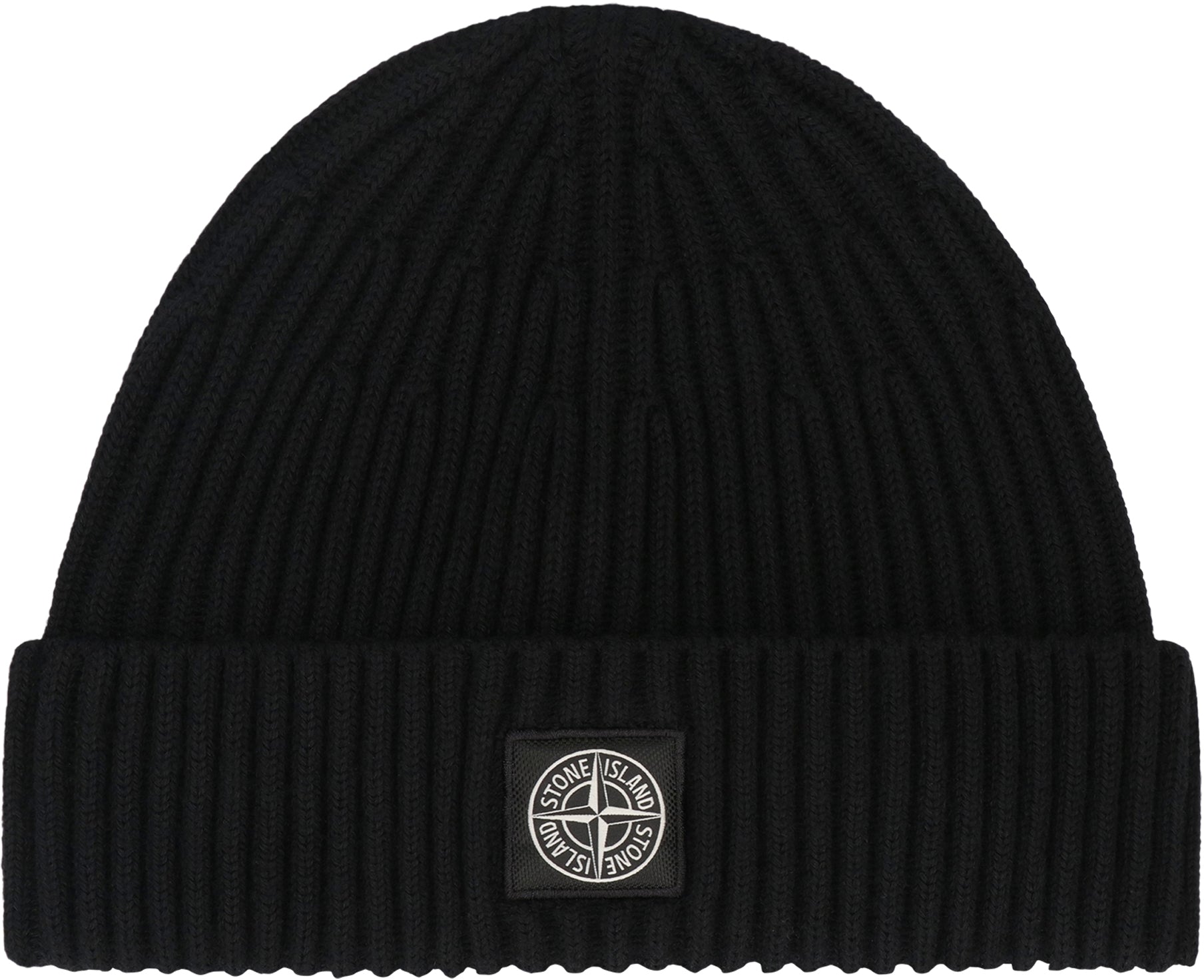 STONE ISLAND Ribbed Wool Beanie for Men