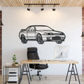 GT-R R32 Perspective Metal Car Wall Art - MT0456