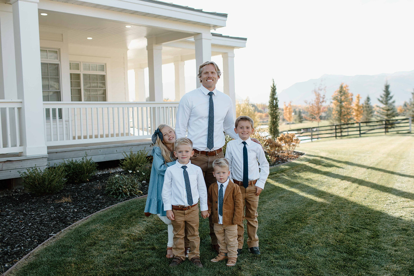 Navy Dot - Boys Tie