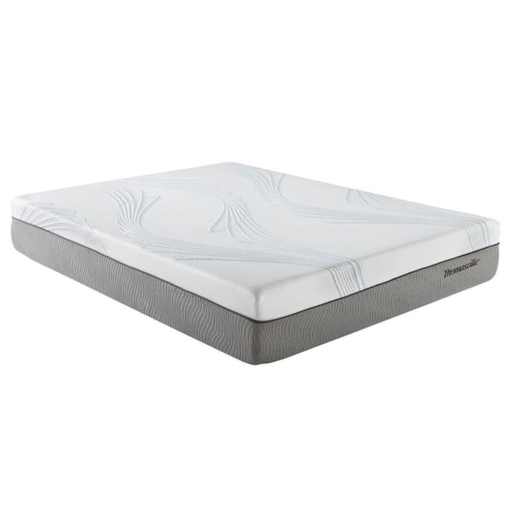 New Pluma White/Gray 12" SensaFlex GelLux King Mattress Ornate Furniture