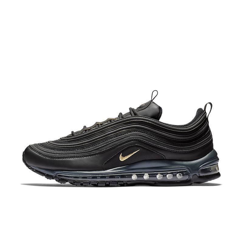 Nike Air Max 97 Leather Black Gold Banlieue91