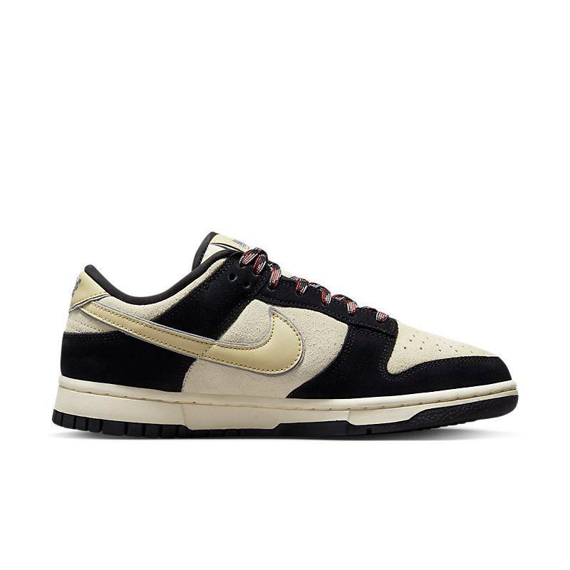 Nike Dunk Low LX Black Suede Team Gold Banlieue91