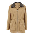 Autumn Winter Patchwork Leather Loose Trench Women