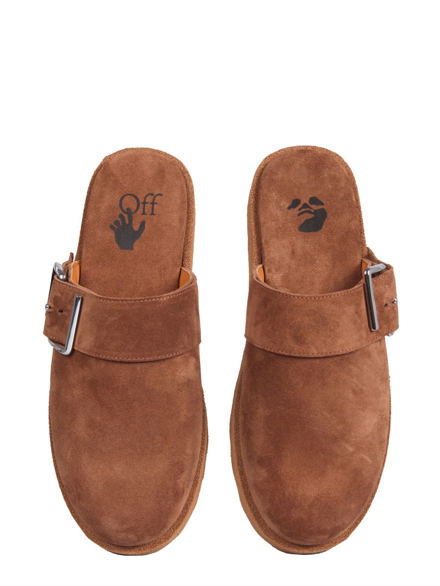 OFF-WHITE Comfort Slippers with Rubber Sole - 3 cm Height Banlieue91