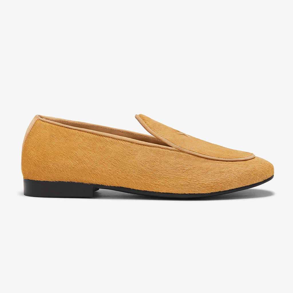 Women's Camel Pony Hair Milano Loafer Del Toro Shoes