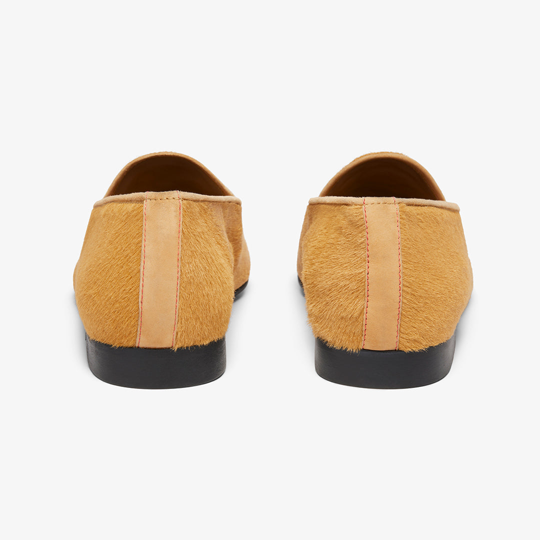 Men's Camel Pony Hair Milano Loafer Del Toro Shoes