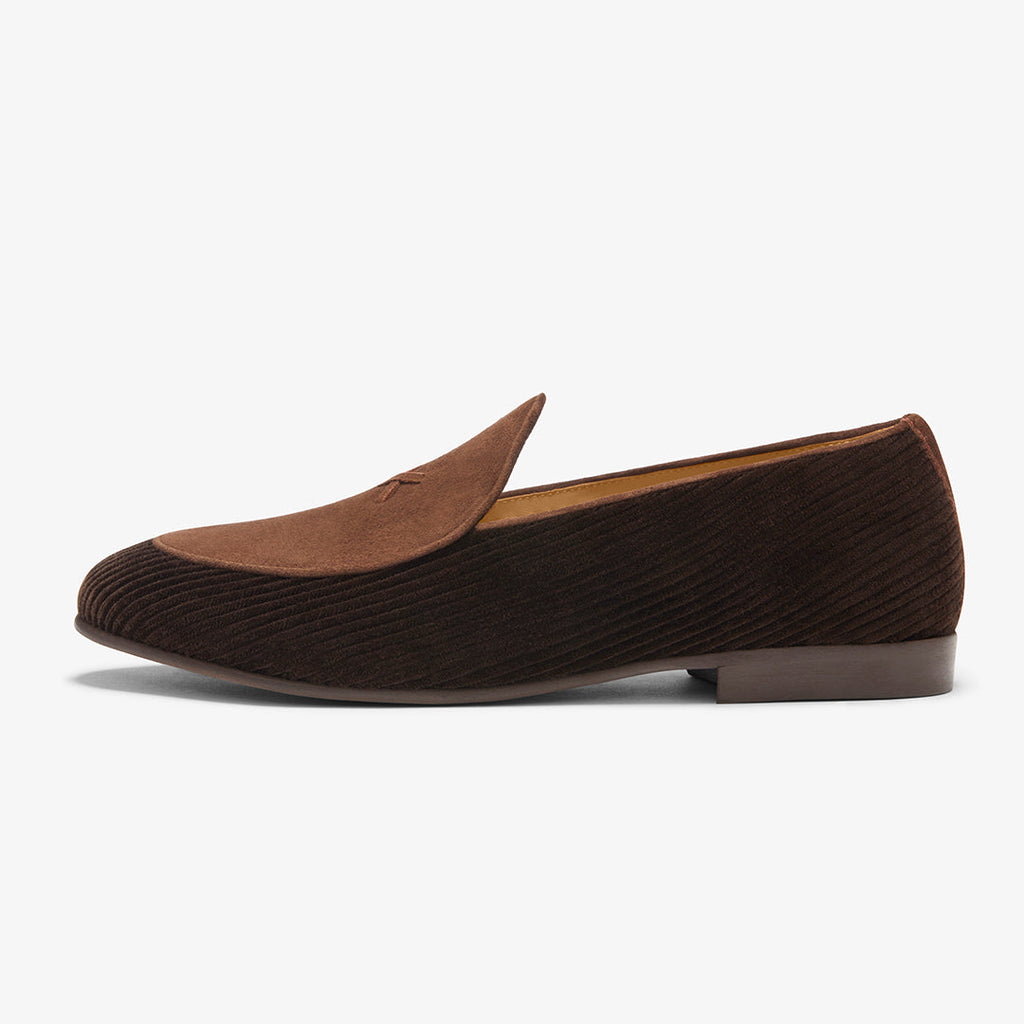 Men's Brown Corduroy Milano Loafer Del Toro Shoes
