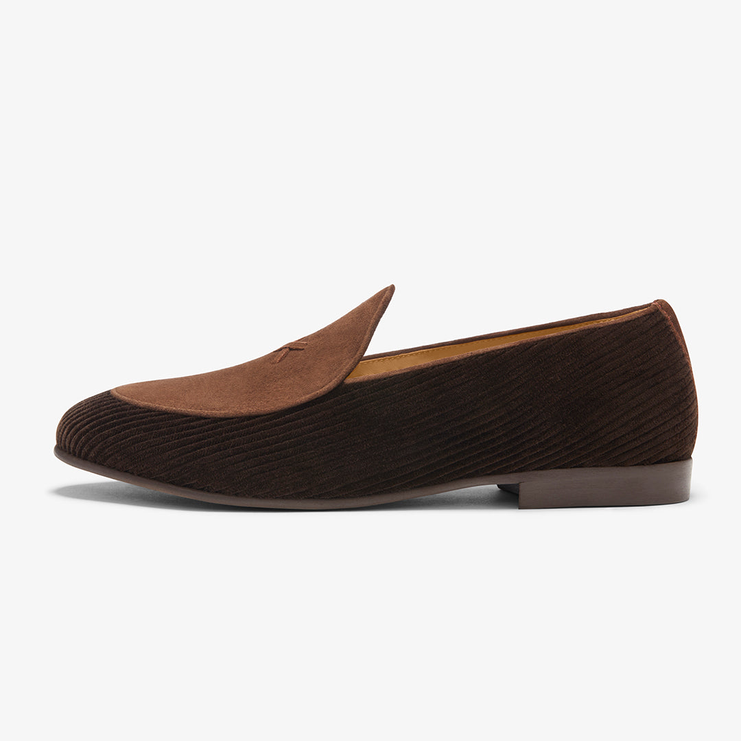 Men's Brown Corduroy Milano Loafer Del Toro Shoes