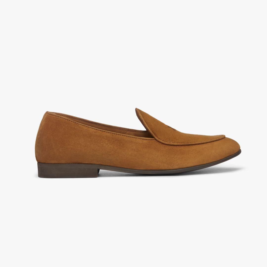 Women's Cognac Suede Milano Loafer Del Toro Shoes