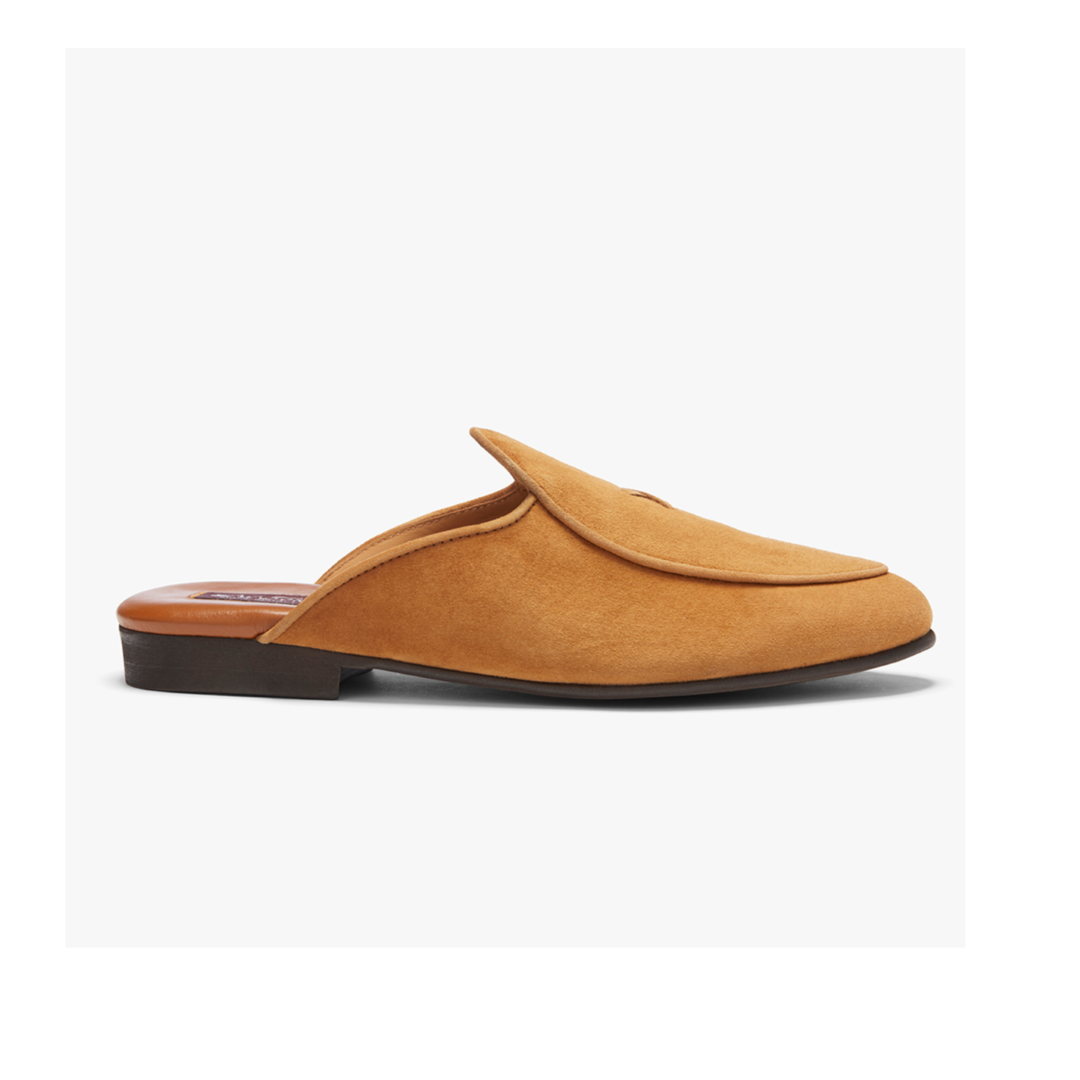 Women's Cognac Suede Milano Mule Del Toro Shoes
