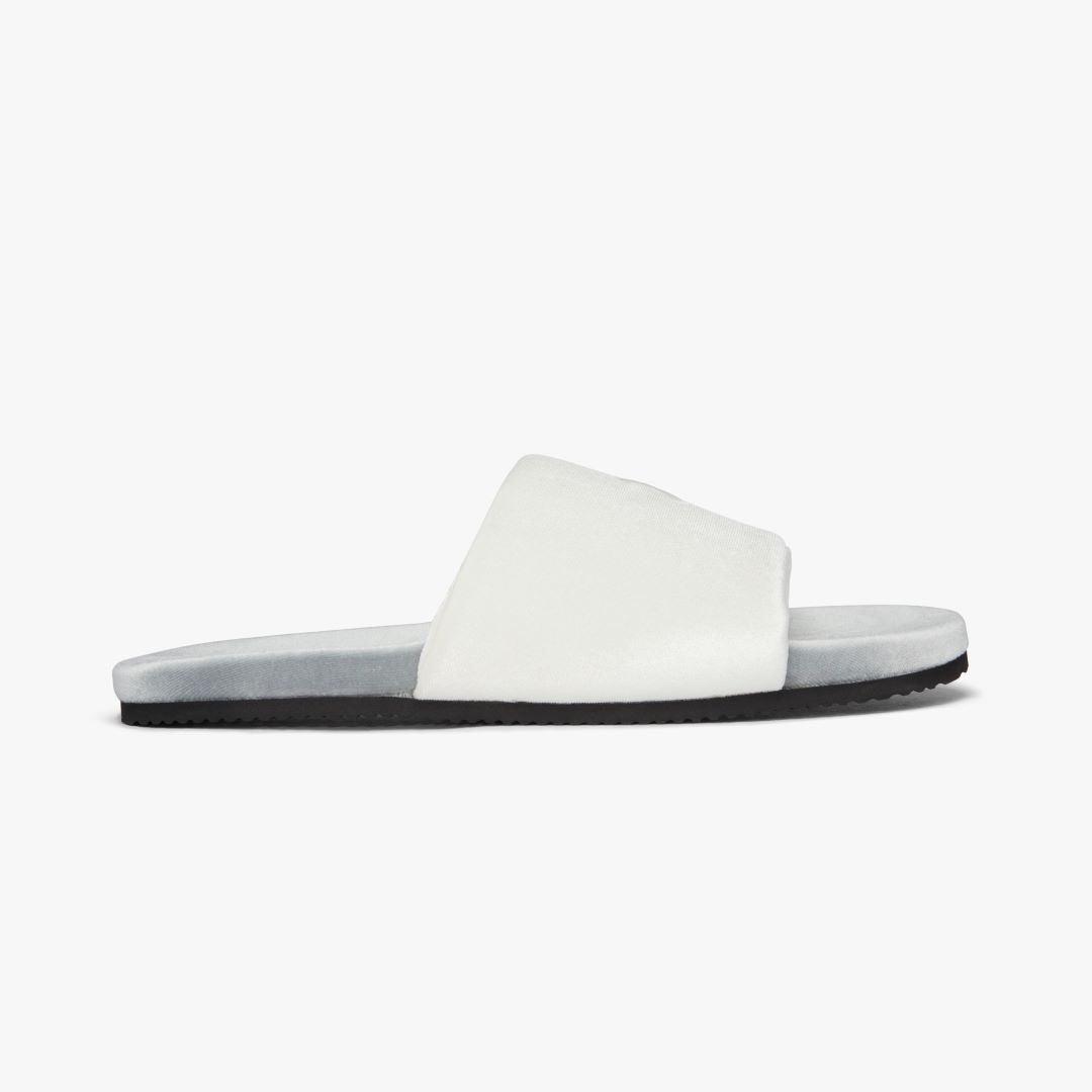Women's Grigio & Cream Velvet House Slide Del Toro Shoes