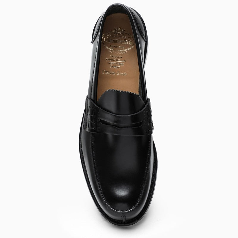 CHURCH'S Classic Shiny Leather Pembrey Loafers - Men's Footwear Banlieue91