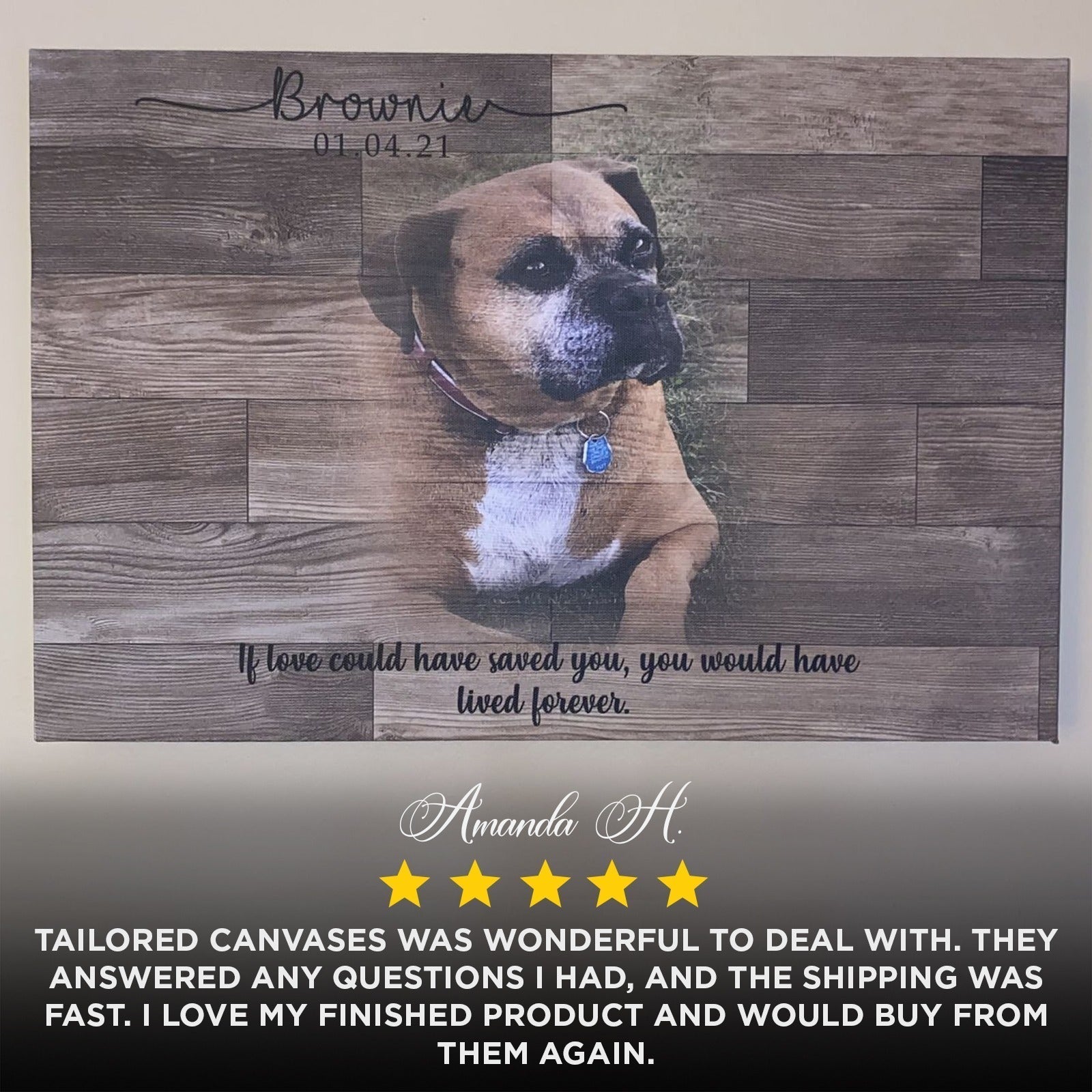 Wooden Animal Portrait Sign