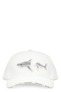 PALM ANGELS Baseball Cap with Broken Shark Detail