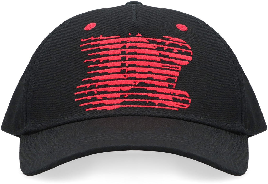 PALM ANGELS Adjustable Baseball Cap with Racing Monogram Detail
