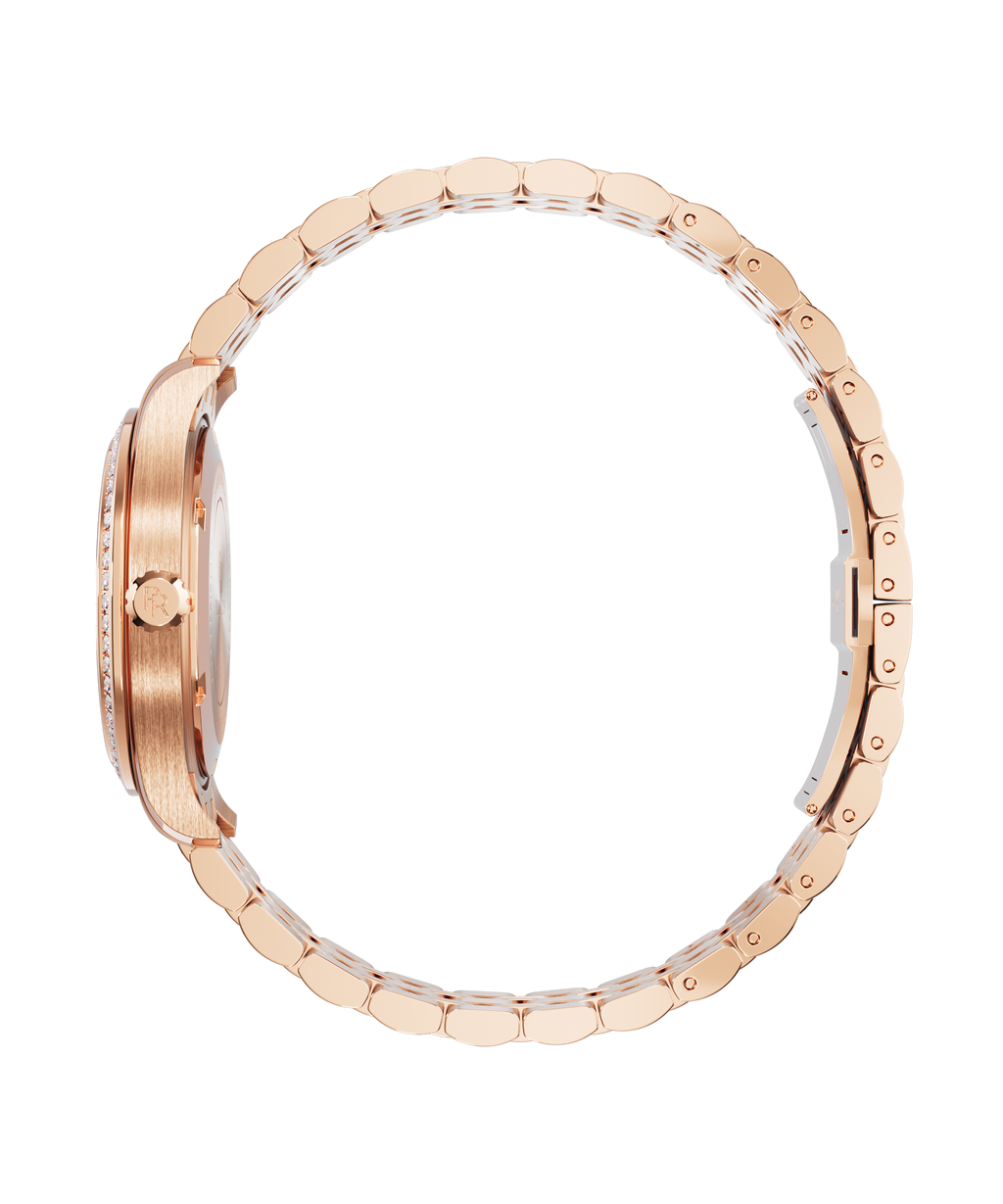 Crystelle - Rose Gold Black