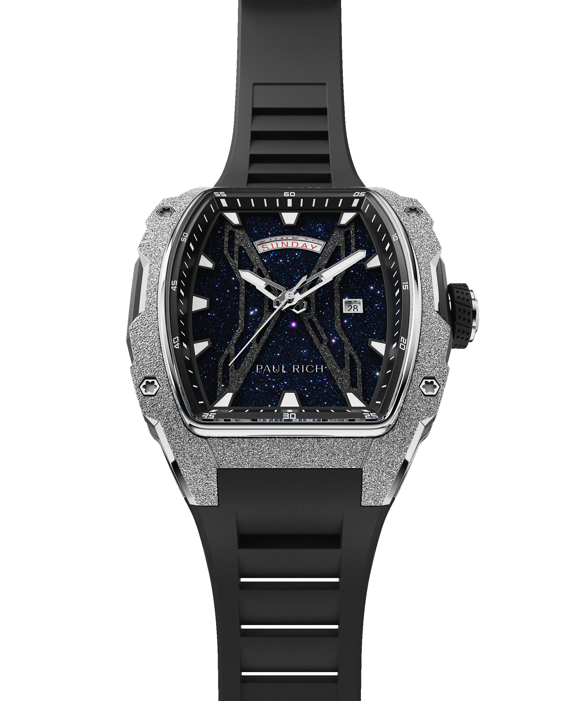 Astro Day & Date Abyss Silver