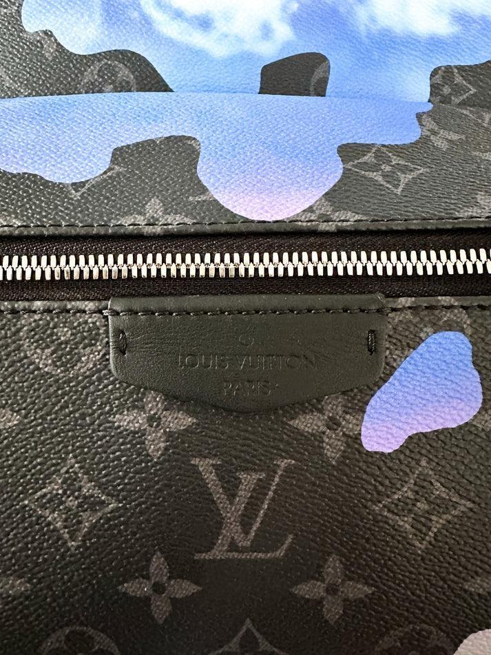 Louis Vuitton Blue Monogram Eclipse Online Exclusive Discovery Backpack Banlieue91